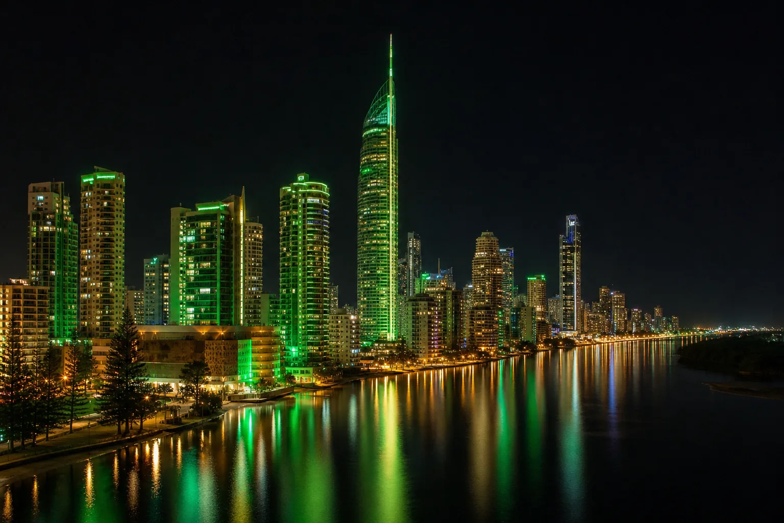 Editorial city guide graphic for The Clubhouse Casino readers in Gold Coast, QLD