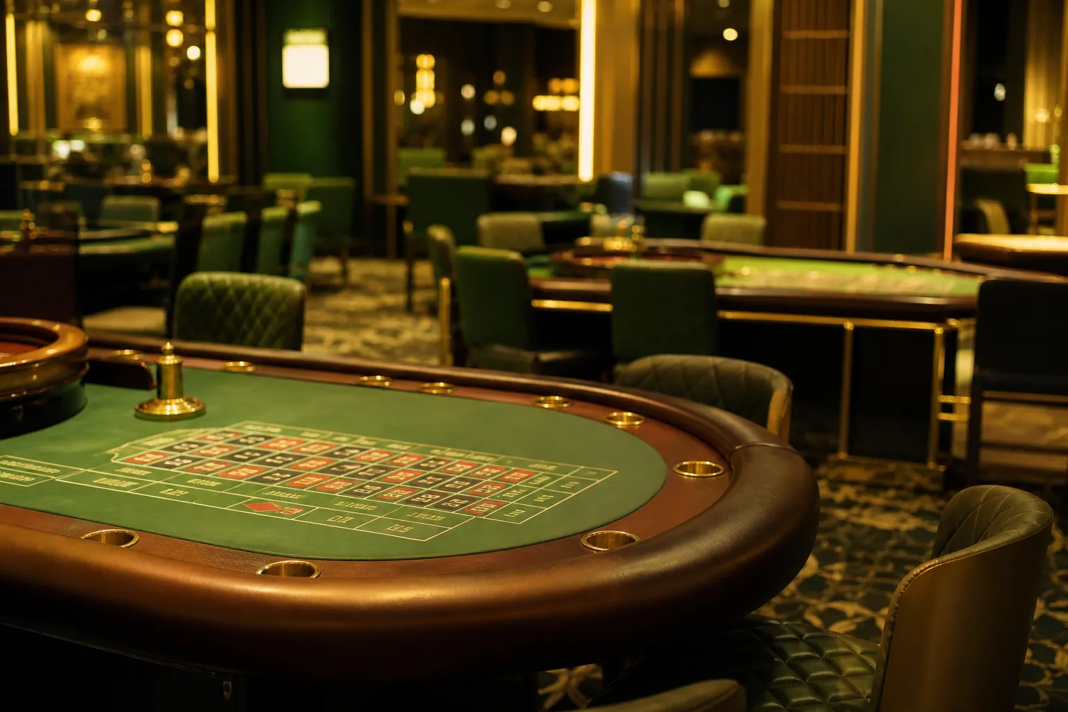 Table and live game categories in an The Clubhouse Casino-style lobby