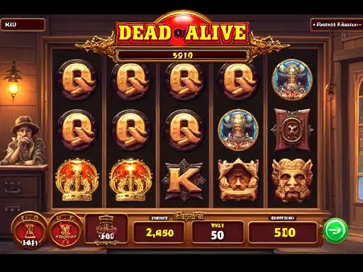 Dead or Alive II pokie artwork at The Clubhouse Casino