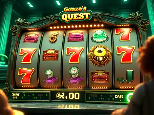 Gonzo's Quest pokie artwork at The Clubhouse Casino